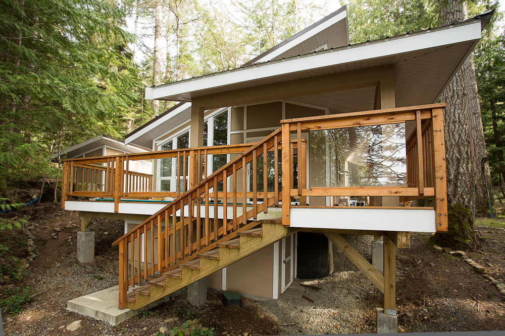 Custom home in the trees