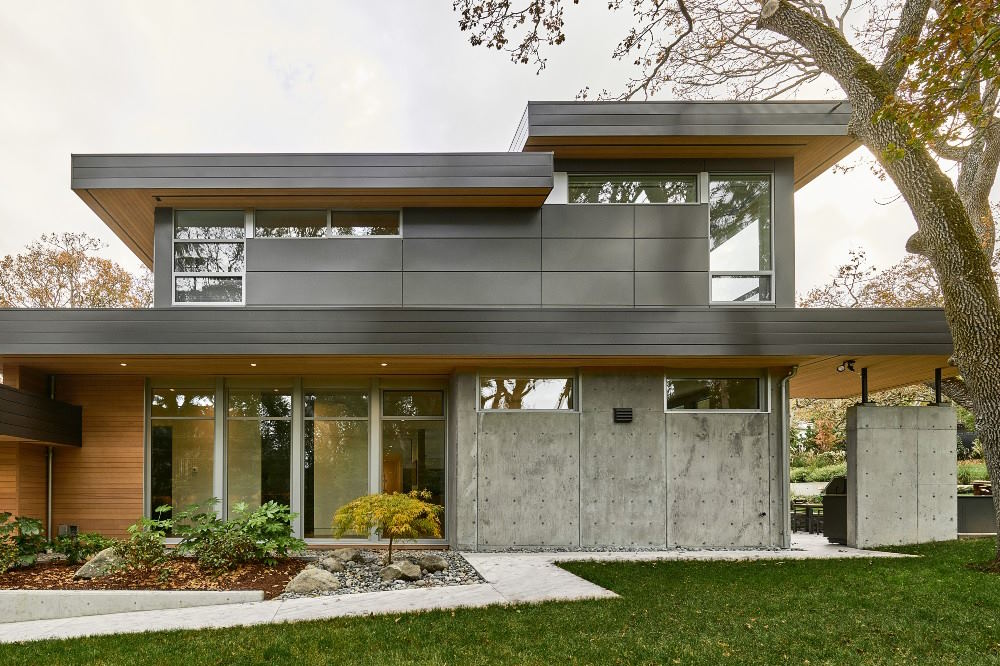 Architectural concrete finish example home