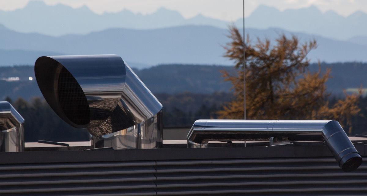 ventilation unit above structure