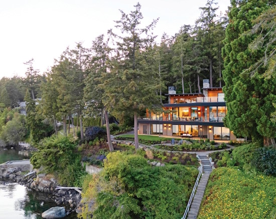 Custom Home Feature - A Masterpiece of Coastal Modernism