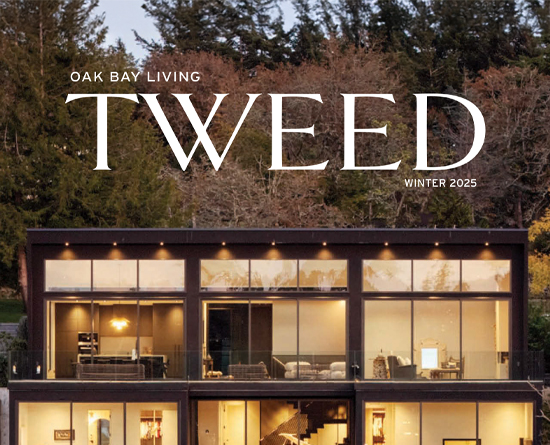 Horizon custom home featured on homepage of Tweed Magazine