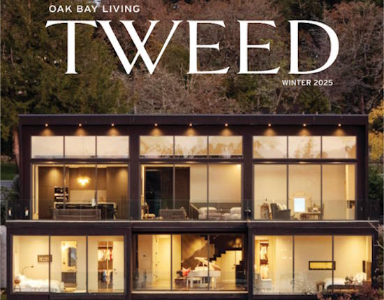 Horizon custom home featured on homepage of Tweed Magazine