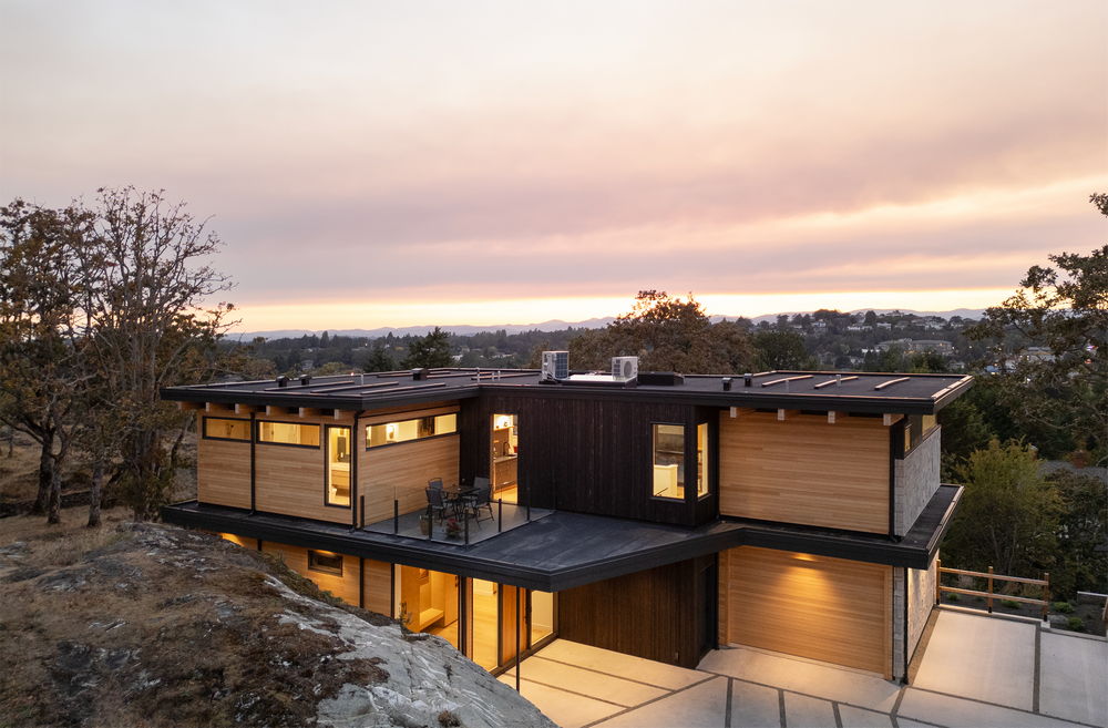 Mountain Side Custom Home in Saanich