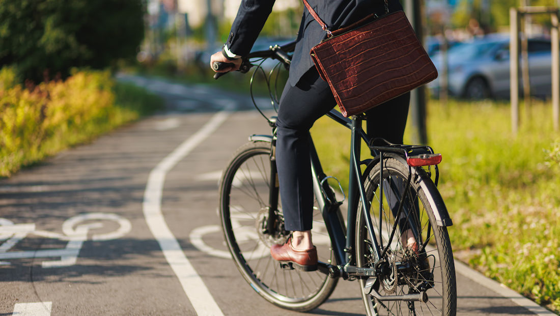 biking to work
